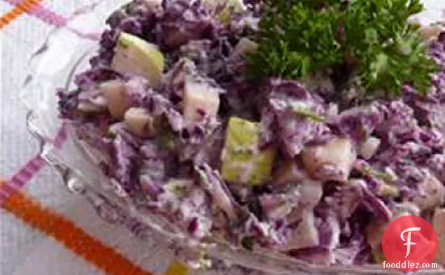 Cabbage and Apple Slaw