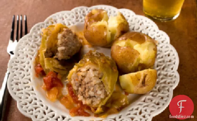 Slow-Cooked Stuffed Cabbage Recipe