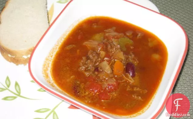 बीफ गोभी गाजर का सूप