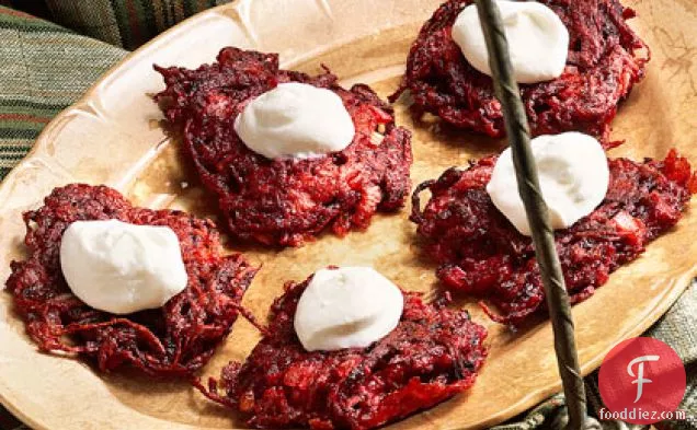 Beet Fritters