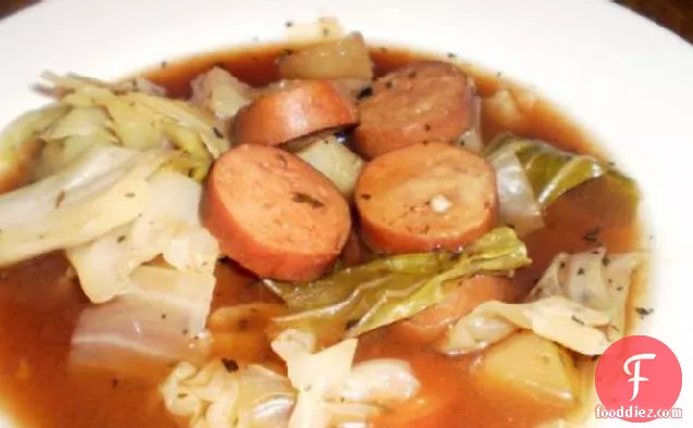 Sausage and Cabbage Stew (Crock Pot)
