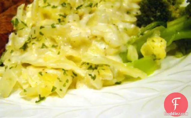 Creamed Cabbage With Feta
