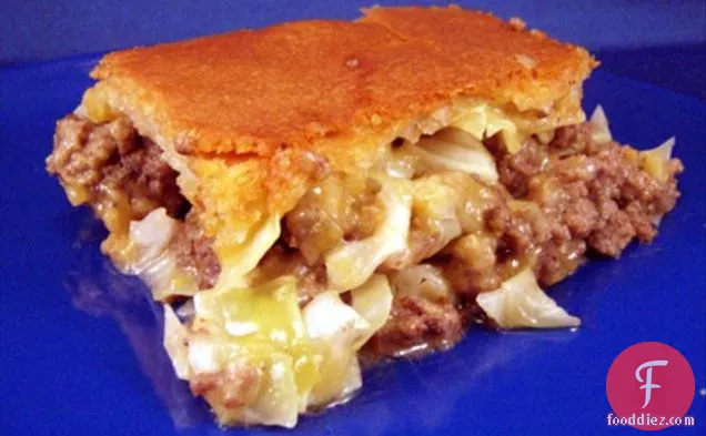 Cabbage & Meat Pie