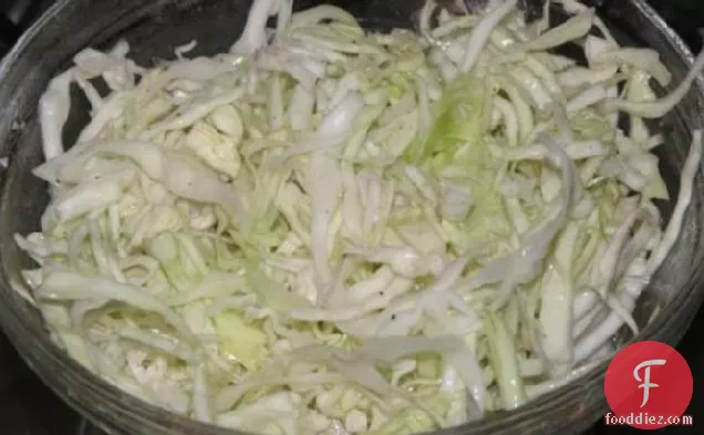 North Croatian Simple White Cabbage Salad