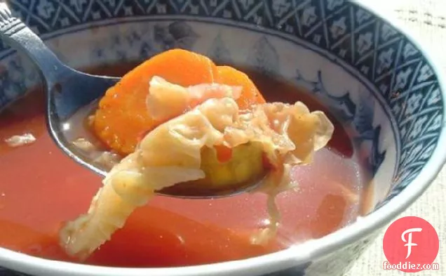 मेरी माँ का संस्करण: डब्ल्यूडब्ल्यू -0 अंक सब्जी का सूप