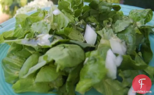 Very Green Salad With Herb Vinaigrette