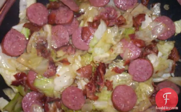 Smoked Sausage & Fried Cabbage