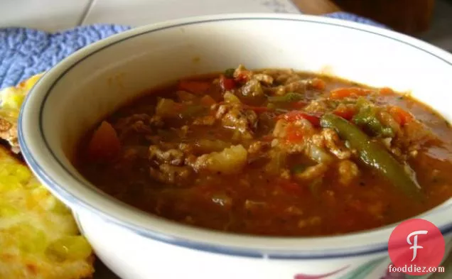 लहसुन सब्जी पास्ता सूप