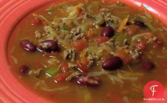 Beef and Cabbage Soup a La Shoneys