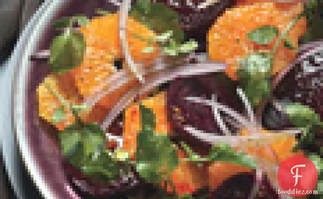 Beet And Tangerine Salad With Cranberry Dressing