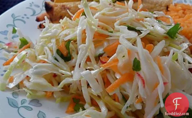 Mexican Cole Slaw (No Mayonnaise)