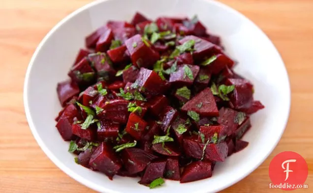 Roasted Beet Salad with Mint
