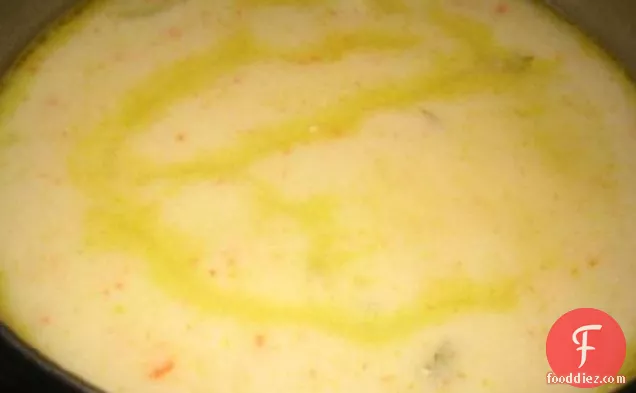 चिकन सूप (ग्रीक, एवगोलेमोनो के साथ - अंडा/नींबू सॉस)
