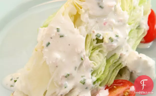 Iceberg Wedges with Buttermilk Blue Cheese Dressing