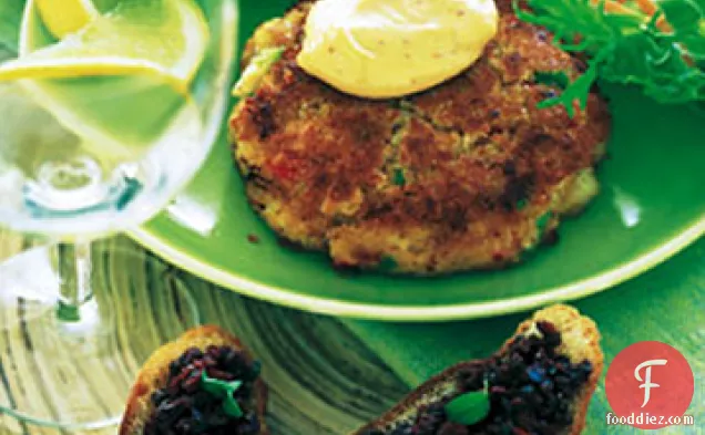 Crab Cakes with Red Chili Mayonnaise