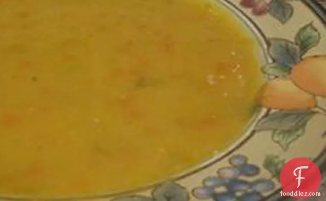 Yellow Split Pea and Frankfurter Soup