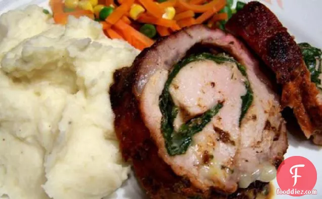 Grilled Stuffed Pork Loin