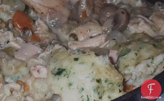 Chicken Stew With Herb Dumplings