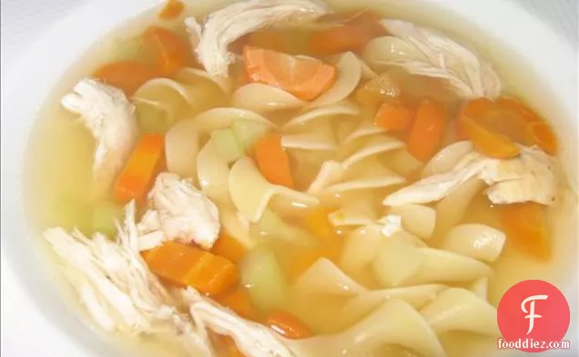 Chicken Lemon Soup W/Rice and Vegetables