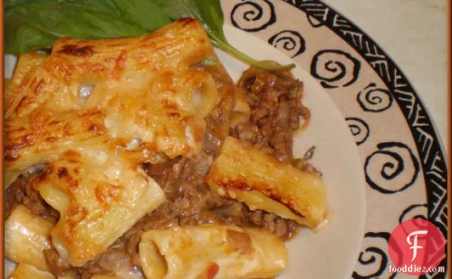 Pasta Bolognese With Cheese