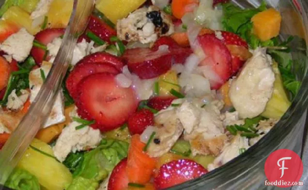Fruity Grilled Chicken Salad Supper