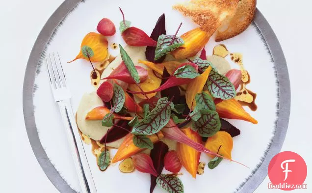 Beet-and-Red Sorrel Salad with Pistachio