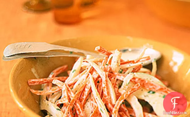 Carrot, Apple, and Fennel Slaw