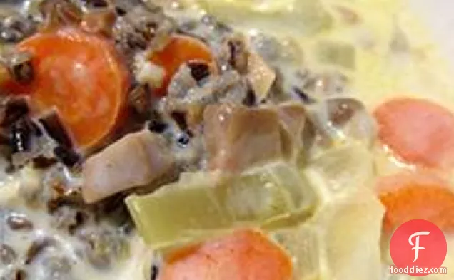 Silky and Creamy Wild Rice Soup