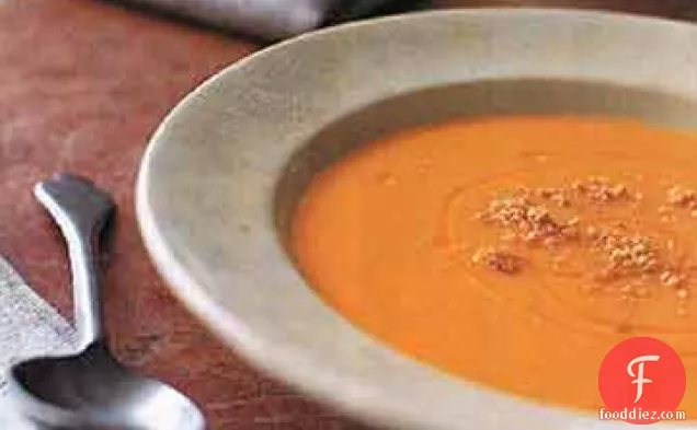 फैबियो का क्रीमलेस क्रीमी स्क्वैश सूप