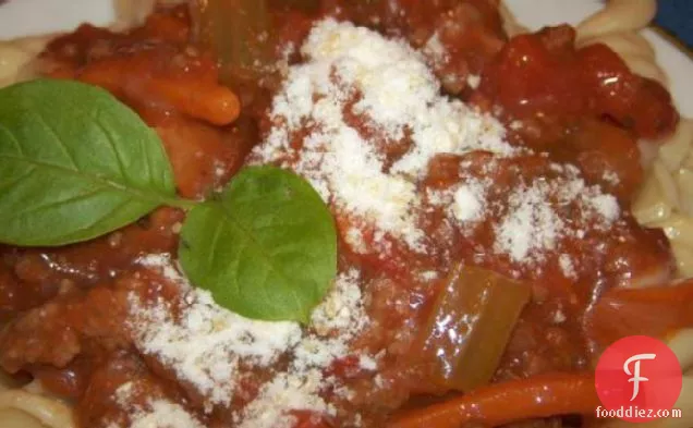 Italian Tomato Sausage Ragu With Penne