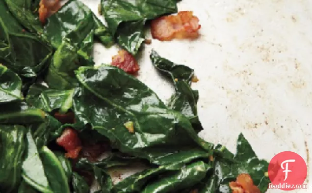 Sauteed Collards with Bacon