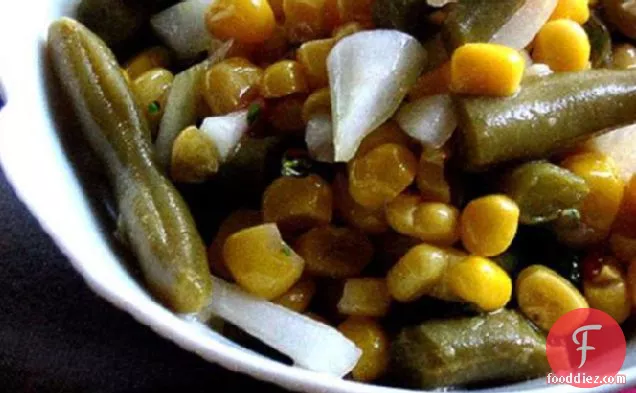 Fresh Corn and Green Bean Salad