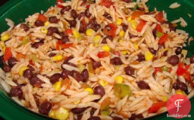 Orzo and Black Bean Salsa Salad