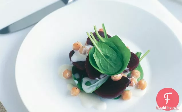 Warm Beetroot, Chickpea And Spinach
