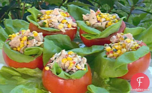 Tomatoes stuffed with Chicken Salad