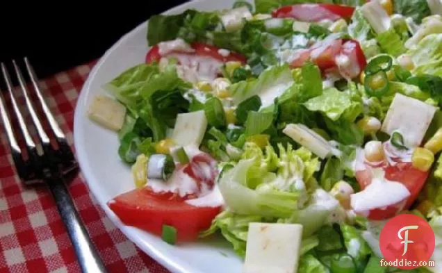 Chopped Salad With Spicy Buttermilk Dressing