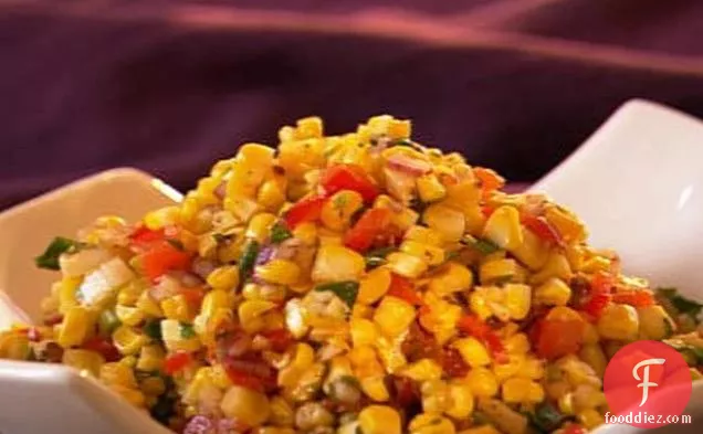 Grilled Corn and Chipotle Pepper Salad