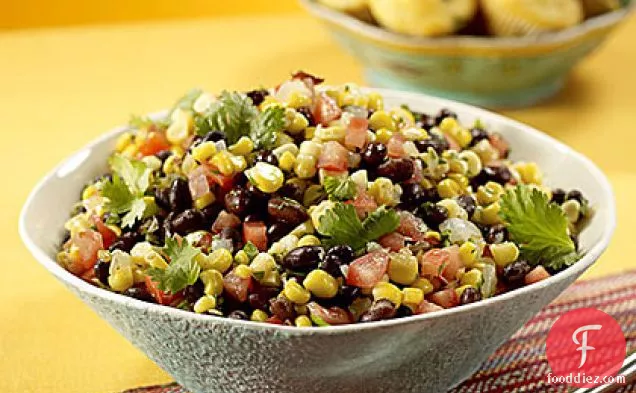 Roasted Corn, Black Bean and Tomato Salad