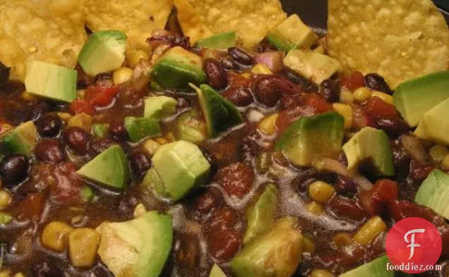 Black Bean, Corn & Chicken Salad