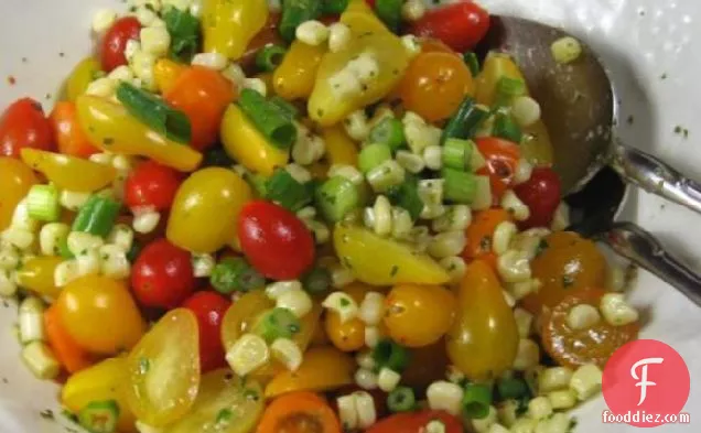 Corn and Tomato Salad With Cilantro Dressing