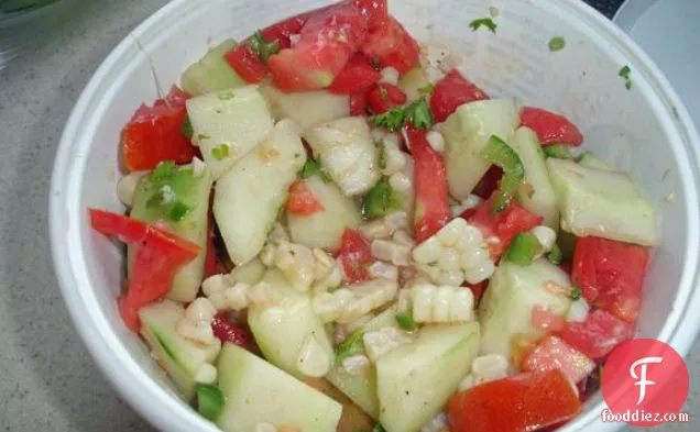 Corn, Tomato & Cucumber Salad