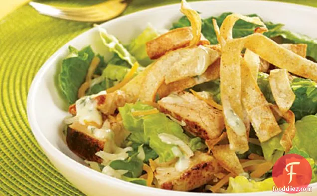 Caribbean Grilled Chicken Salad with Honey-Lime Dressing