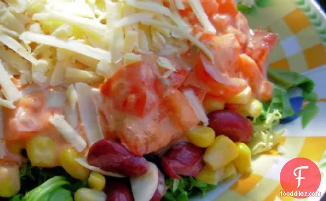 Low Fat Southwestern Layered Salad