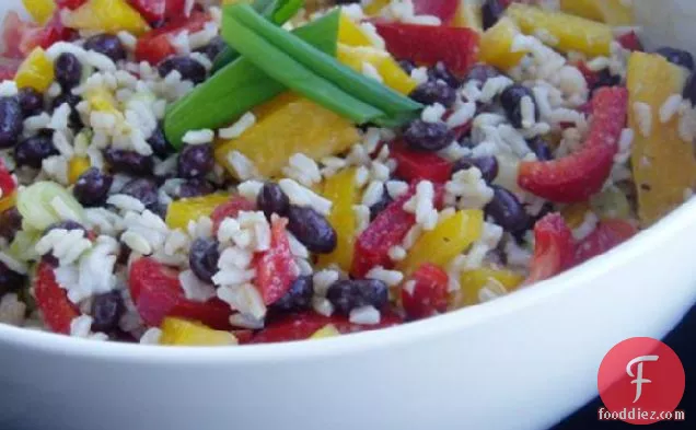 Caribbean Rice and Black Bean Salad