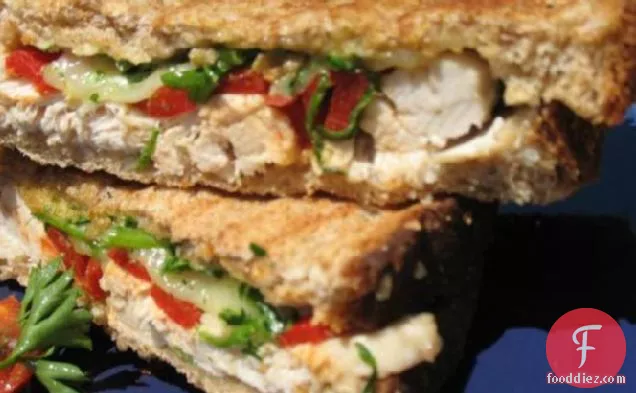 Turkey and Roasted Red Pepper Panini