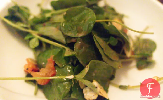 Watercress Salad With Pears and Creamy Goat Cheese Dressing