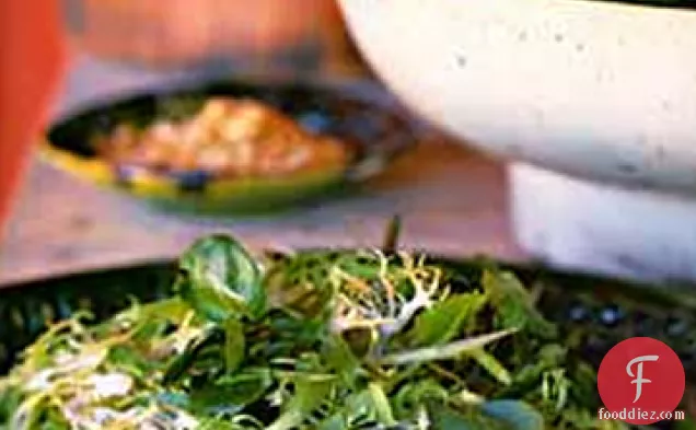 Frisée,watercress, and Mint Salad