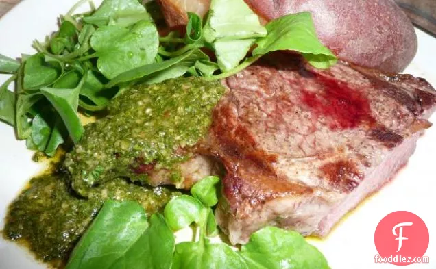 Cool Jazz and Hot to Trot South American Chimichurri Steak!