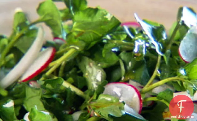 Watercress, Onion, and Radish Salad