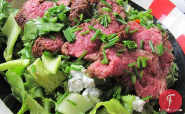 Sliced Steak Salad With Bloody Mary Vinaigrette